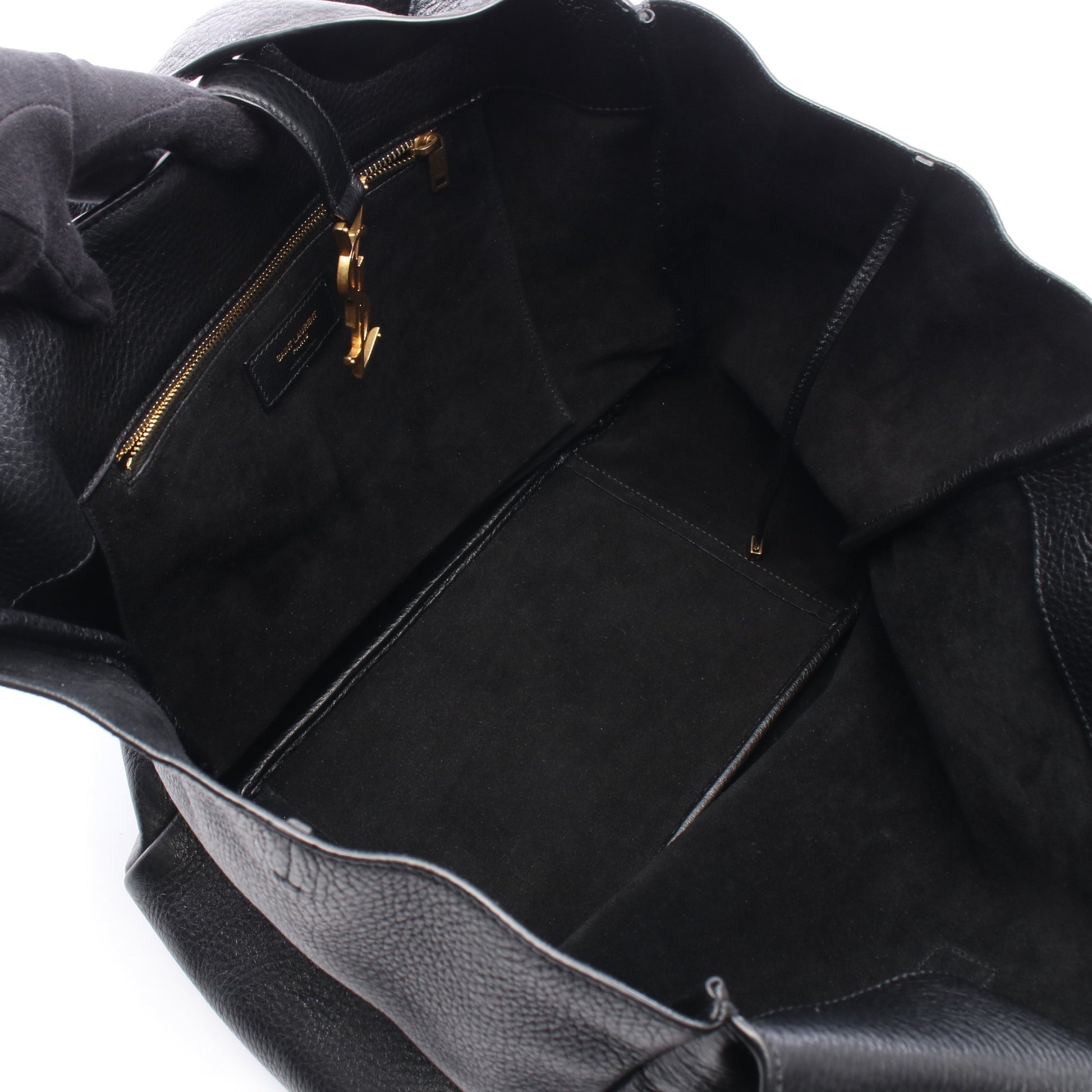 LE 5 A 7 BEA ショルダーバッグ トートバッグ レザー ブラック サンローランパリ バッグ SAINT LAURENT PARIS