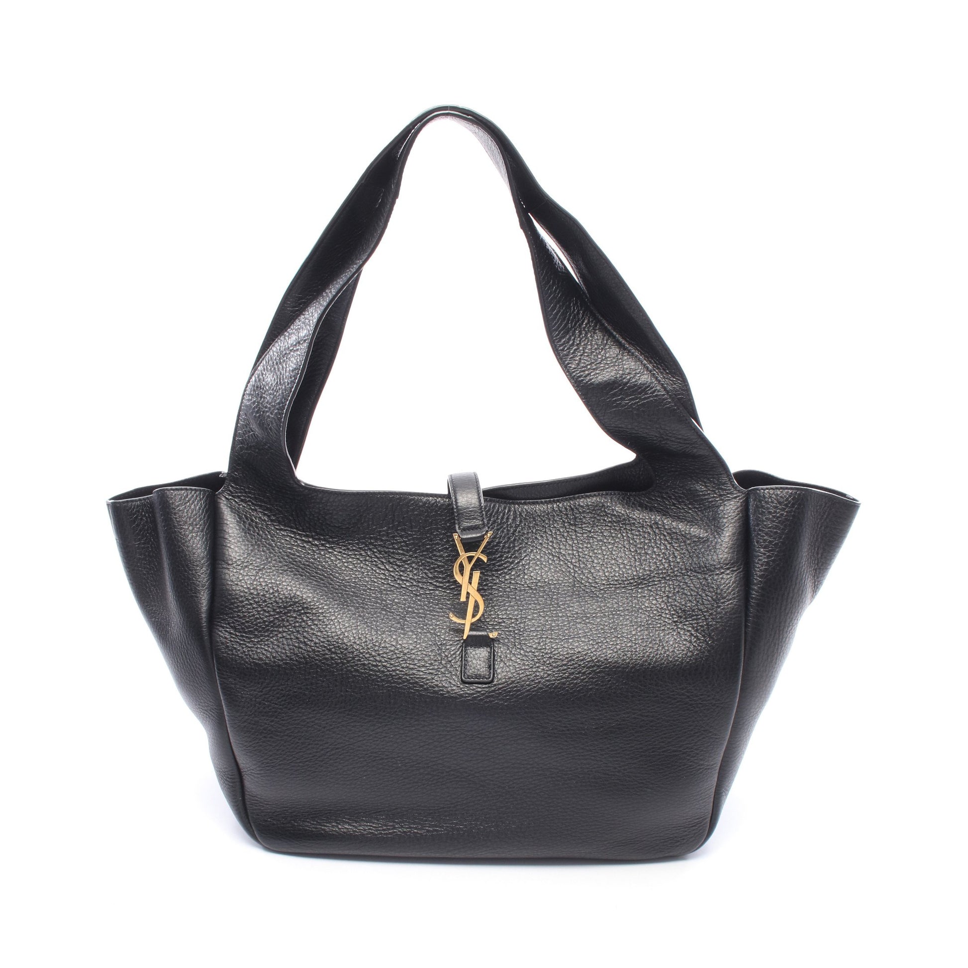 LE 5 A 7 BEA ショルダーバッグ トートバッグ レザー ブラック サンローランパリ バッグ SAINT LAURENT PARIS
