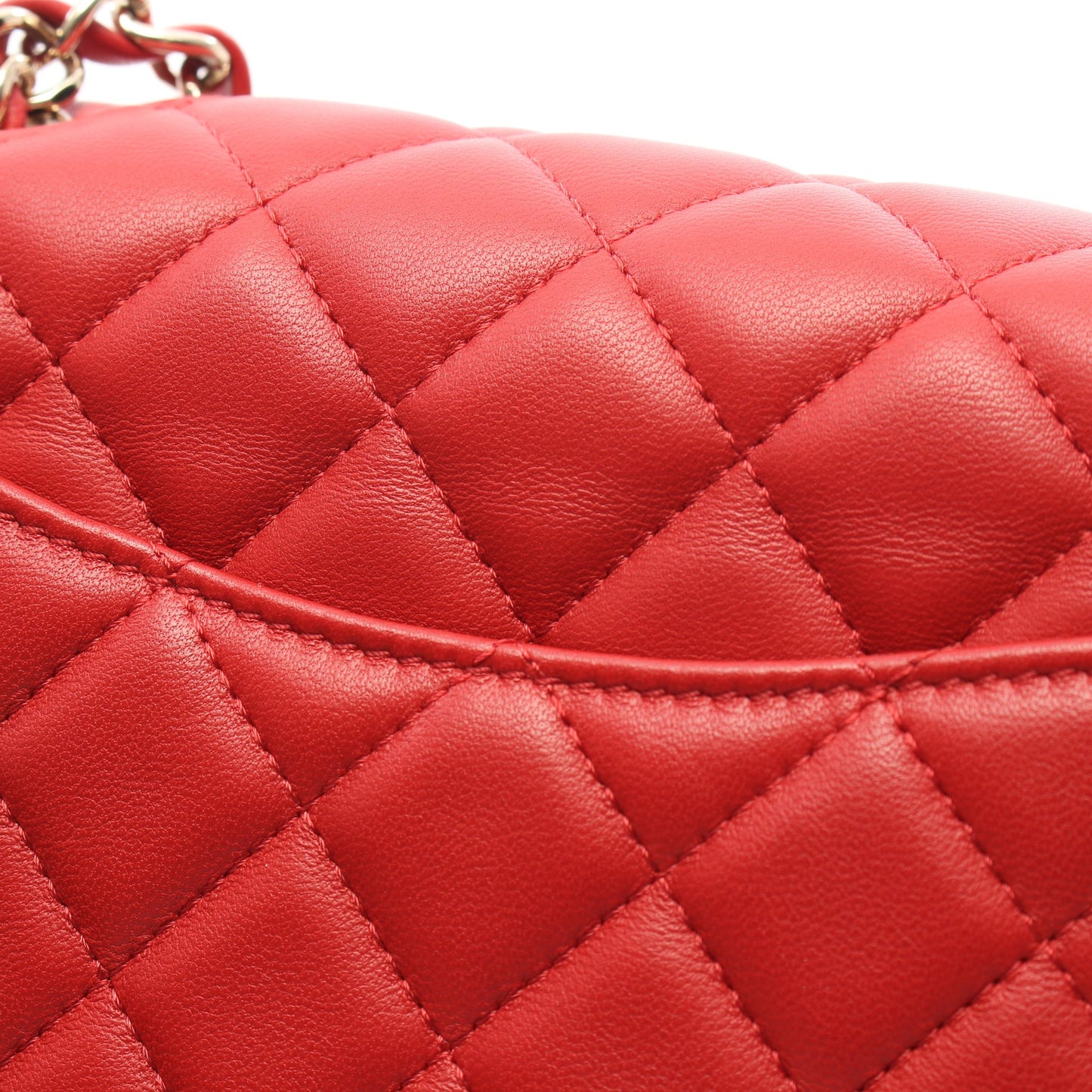 ミニマトラッセ20 チェーンショルダーバッグ ラムスキン レッド ゴールド金具 シャネル バッグ CHANEL