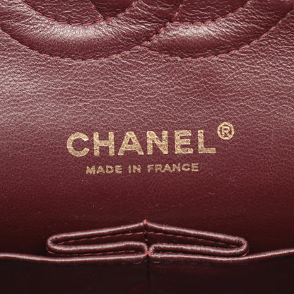 マトラッセ Wフラップ Wチェーンショルダーバッグ キャビアスキン ブラック ゴールド金具 シャネル バッグ CHANEL