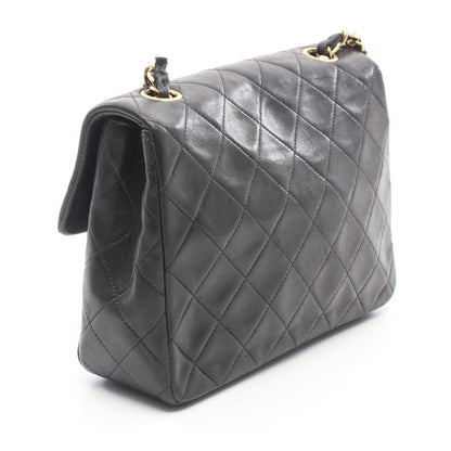 ミニマトラッセ20 チェーンショルダーバッグ ラムスキン ブラック ゴールド金具 シャネル バッグ CHANEL