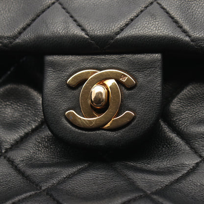 ミニマトラッセ20 チェーンショルダーバッグ ラムスキン ブラック ゴールド金具 シャネル バッグ CHANEL