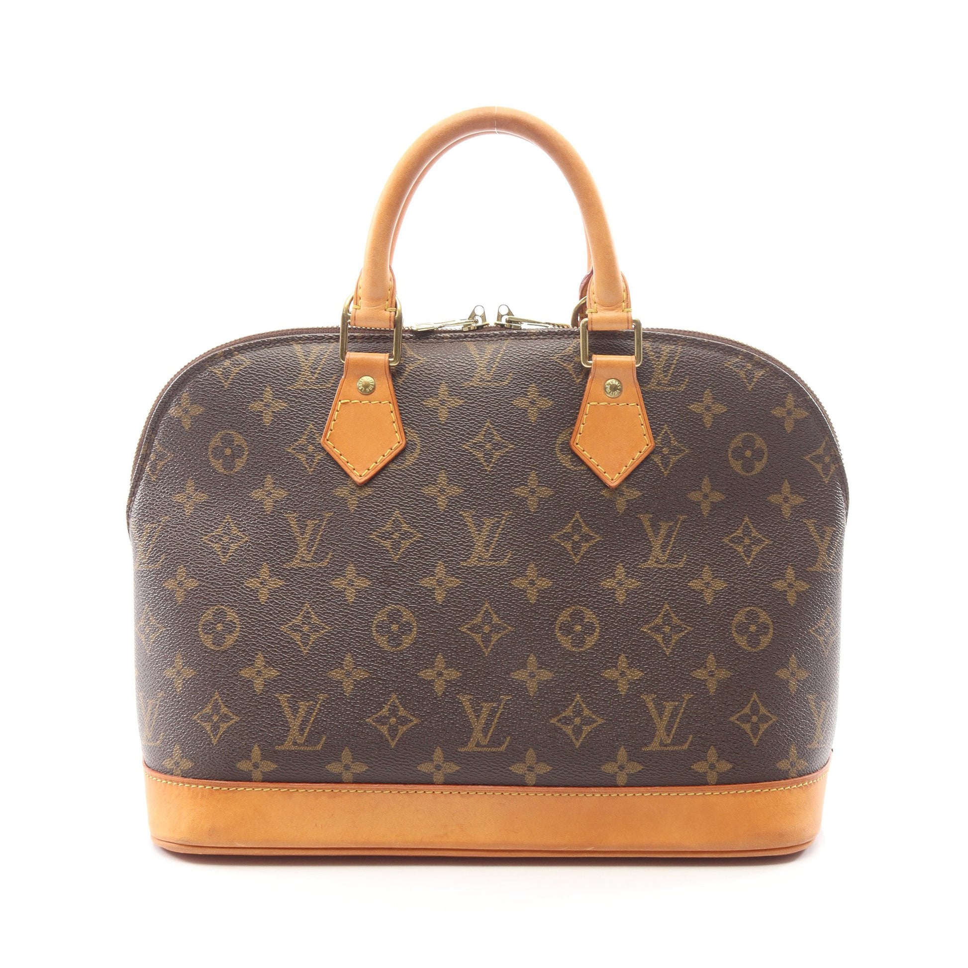アルマPM モノグラム ハンドバッグ PVC レザー ブラウン ルイヴィトン バッグ LOUIS VUITTON