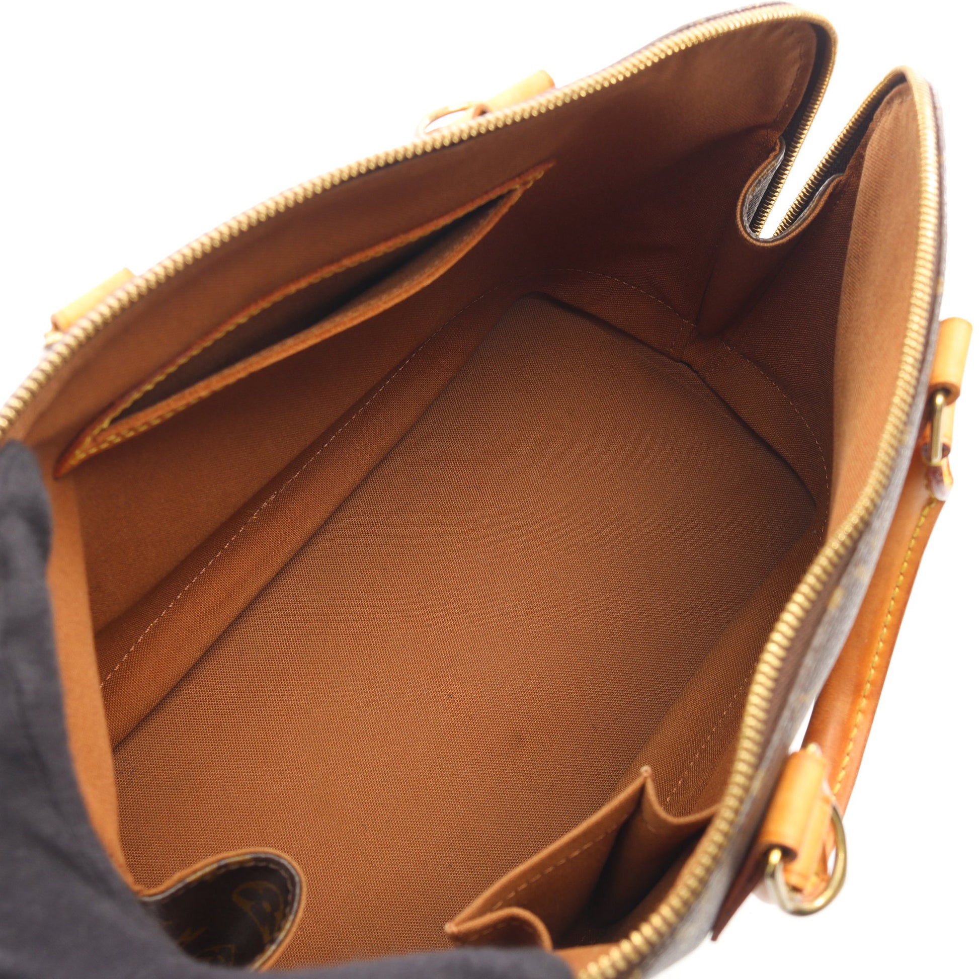 アルマPM モノグラム ハンドバッグ PVC レザー ブラウン ルイヴィトン バッグ LOUIS VUITTON