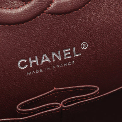 マトラッセ Wフラップ Wチェーンショルダーバッグ キャビアスキン ブラック シルバー金具 シャネル バッグ CHANEL