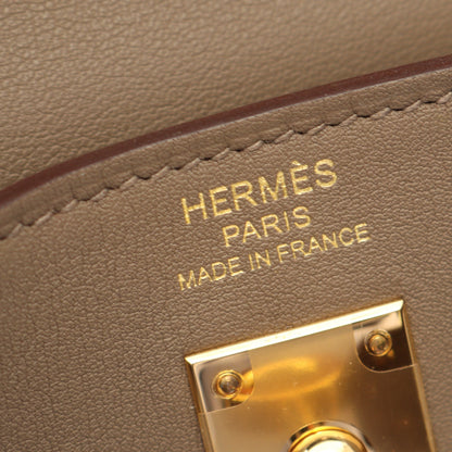 ケリームーヴ ベージュマルファ ショルダーバッグ ヴォースイフト グレーベージュ ゴールド金具 B刻印 エルメス バッグ HERMES