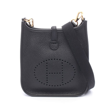 エヴリンTPM ショルダーバッグ トリヨンクレマンス ブラック ゴールド金具 W刻印 エルメス バッグ HERMES