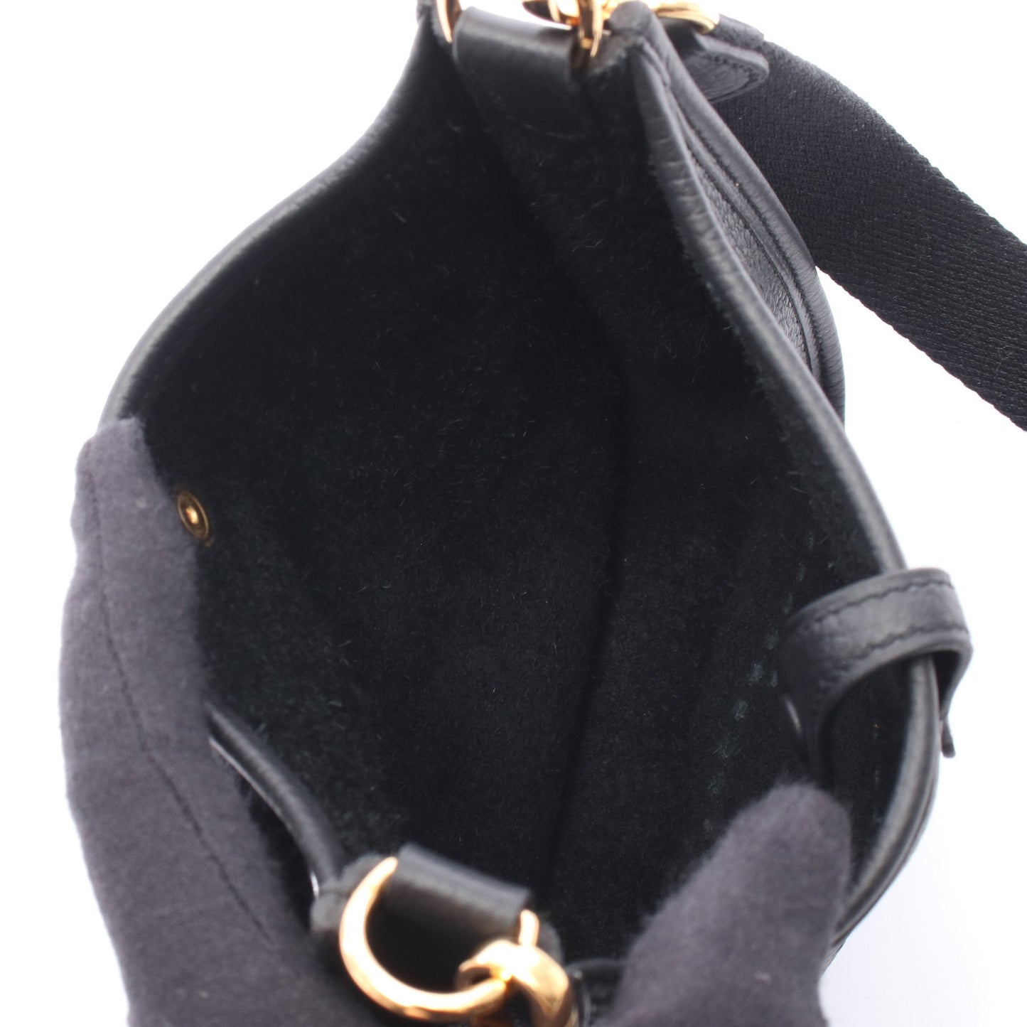 エヴリンTPM ショルダーバッグ トリヨンクレマンス ブラック ゴールド金具 W刻印 エルメス バッグ HERMES