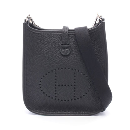 エヴリンTPM ショルダーバッグ トリヨンクレマンス ブラック シルバー金具 W刻印 エルメス バッグ HERMES
