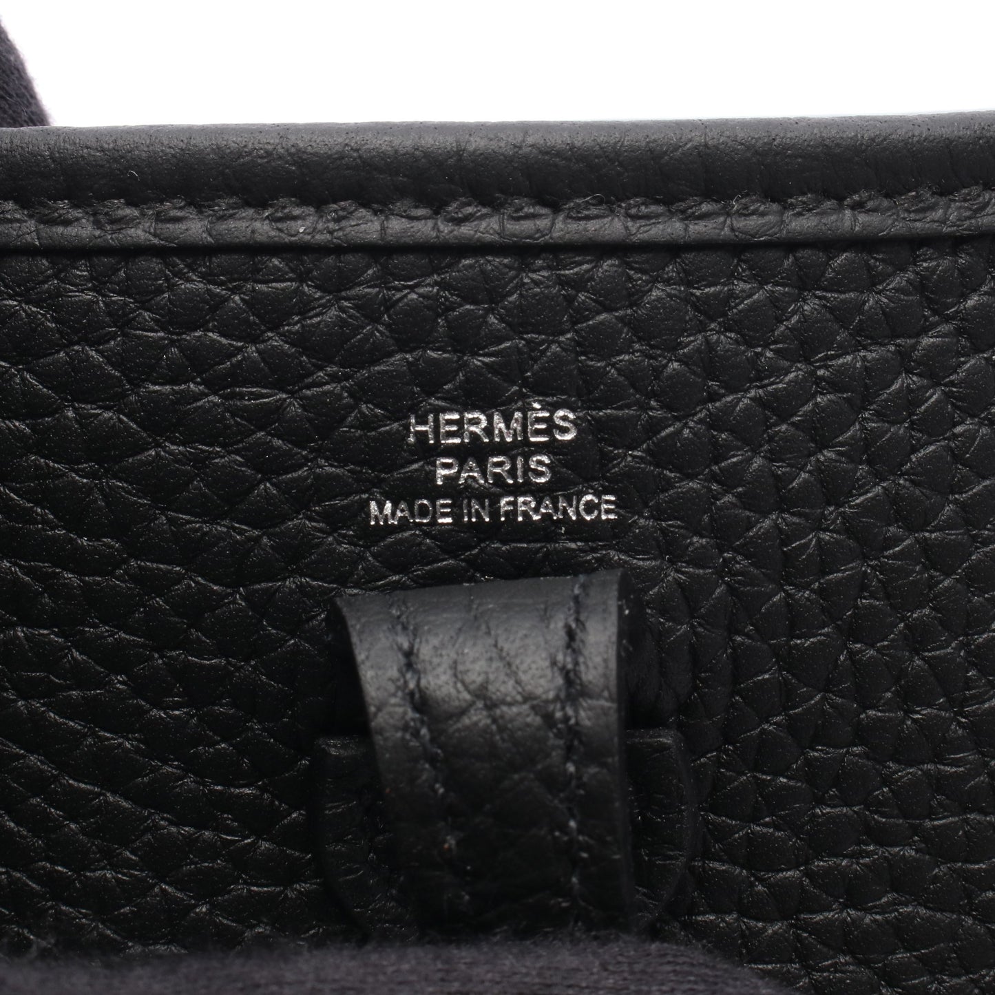 エヴリンTPM ショルダーバッグ トリヨンクレマンス ブラック シルバー金具 W刻印 エルメス バッグ HERMES