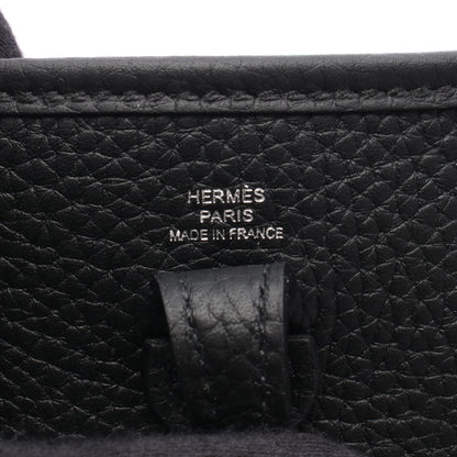 エヴリンTPM ショルダーバッグ トリヨンクレマンス ブラック シルバー金具 W刻印 エルメス バッグ HERMES