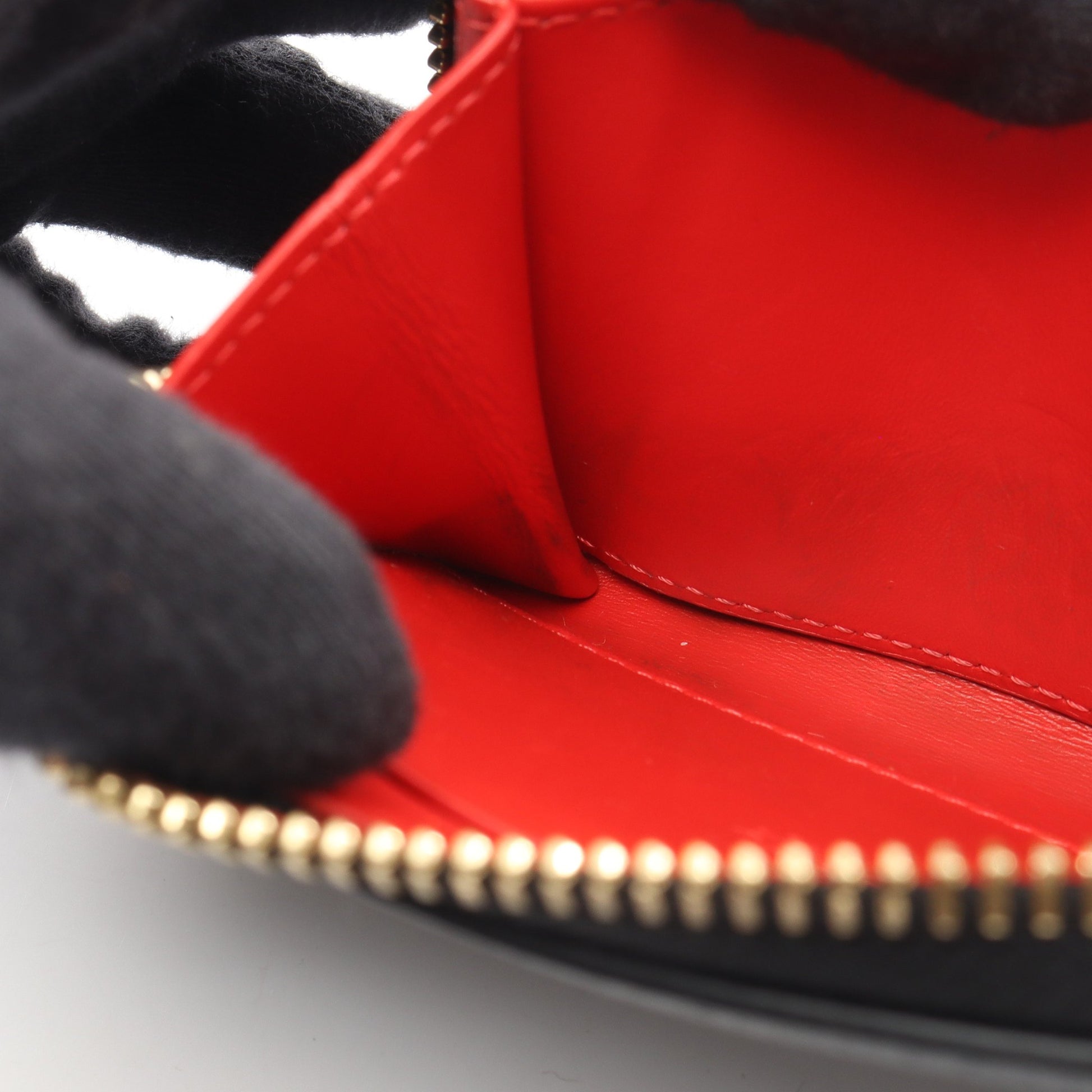 パネトーネ スパイクスタッズ コインケース レザー ブラック クリスチャンルブタン 財布・小物 Christian Louboutin