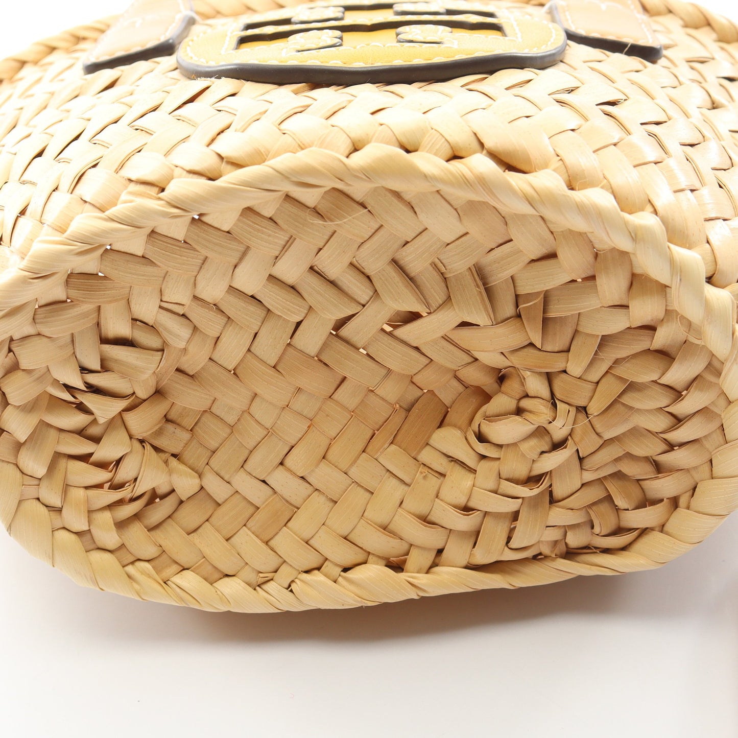 エラ 2WAY かごバッグ ハンドバッグ ストロー レザー アイボリー ライトベージュ イエロー トリーバーチ バッグ TORY BURCH