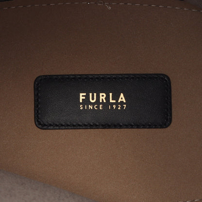 SFERA S BUCKET BAG 2WAY ハンドバッグ レザー キャンバス ブラウン フルラ