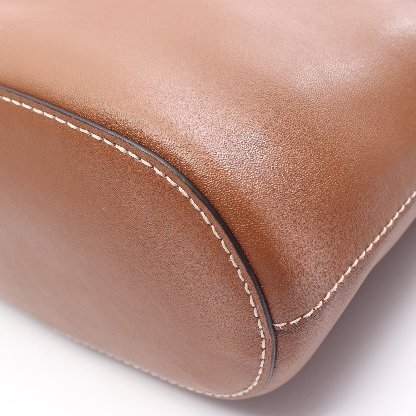 SFERA S BUCKET BAG 2WAY ハンドバッグ レザー キャンバス ブラウン フルラ