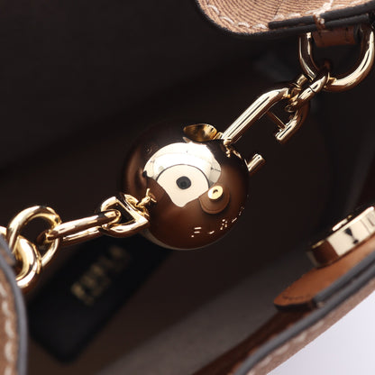SFERA S BUCKET BAG 2WAY ハンドバッグ レザー キャンバス ブラウン フルラ