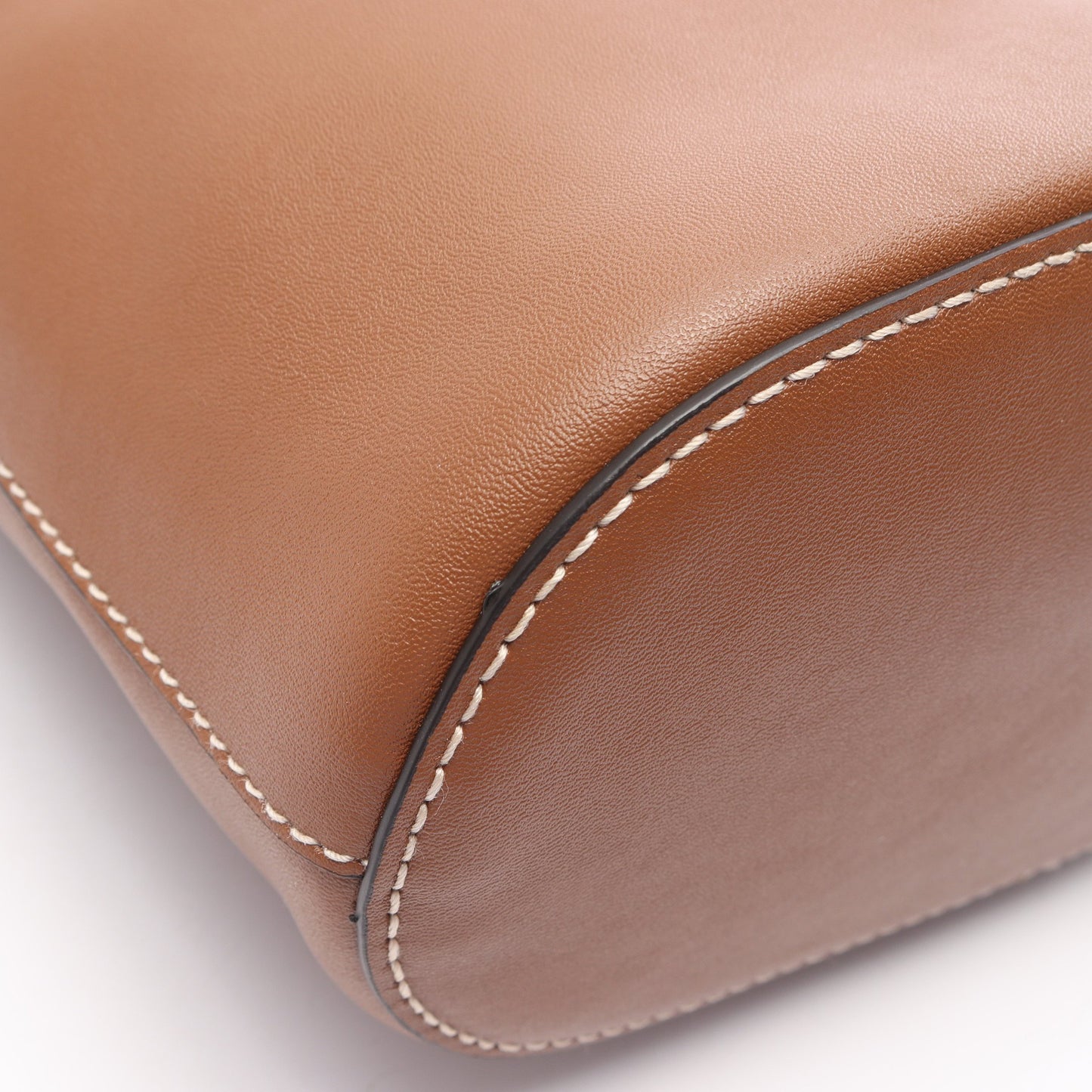 SFERA S BUCKET BAG 2WAY ハンドバッグ レザー キャンバス ブラウン フルラ