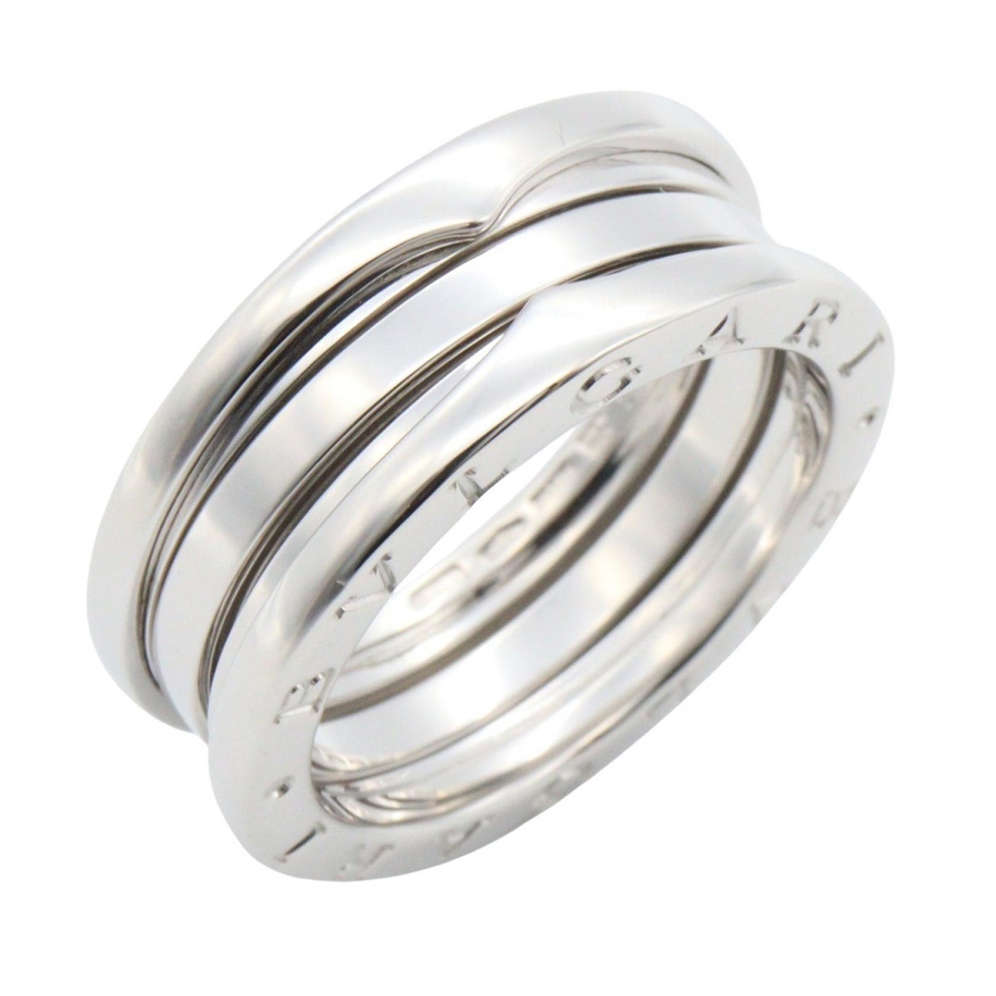 B-zero1 ビーゼロワン リング 3バンド リング 指輪 K18WG ホワイトゴールド ブルガリ アクセサリー BVLGARI