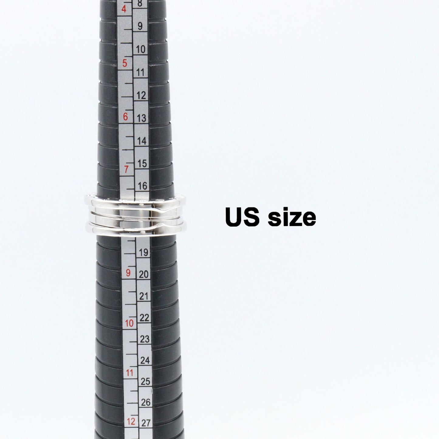 B-zero1 ビーゼロワン リング 3バンド リング 指輪 K18WG ホワイトゴールド ブルガリ アクセサリー BVLGARI
