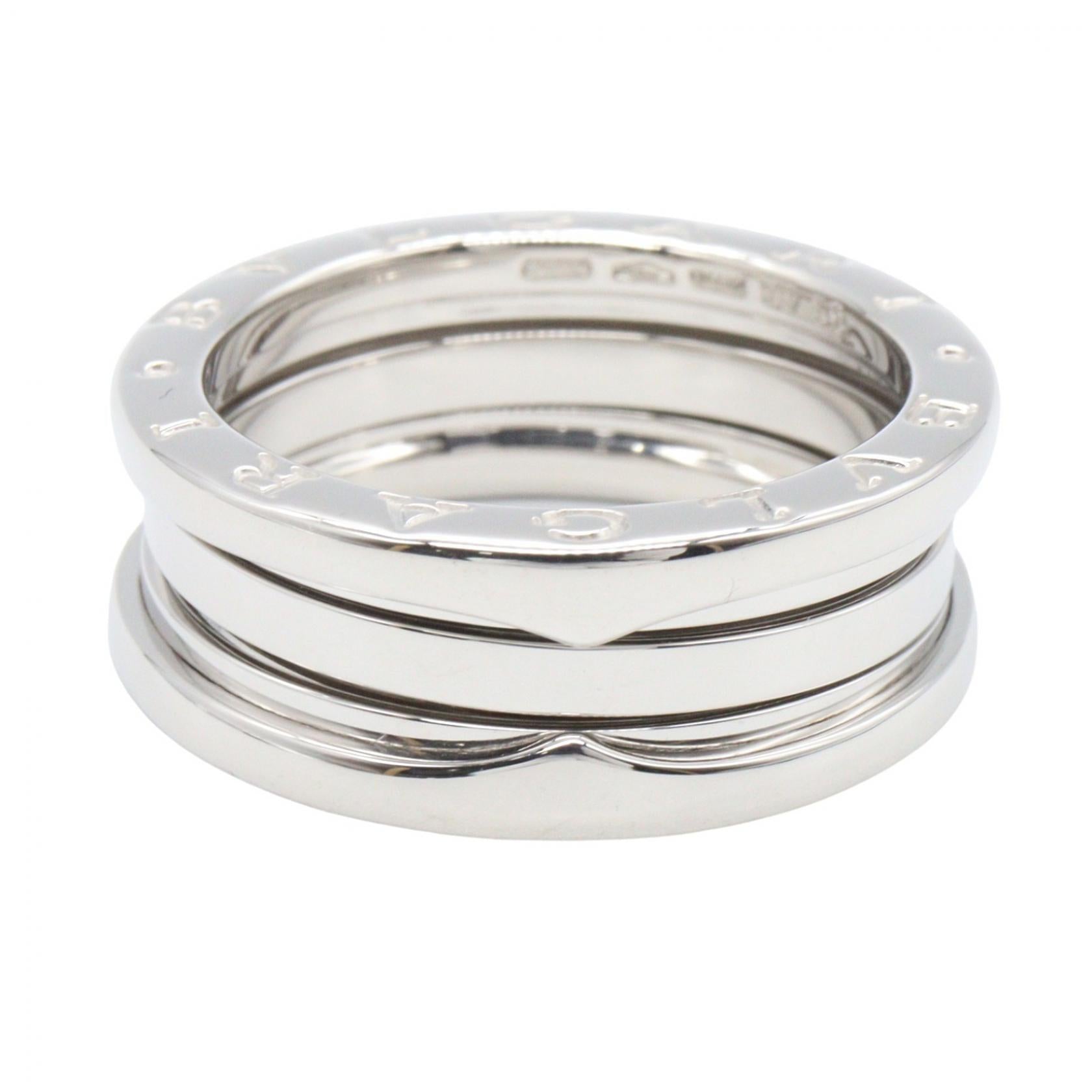 B-zero1 ビーゼロワン リング 3バンド リング 指輪 K18WG ホワイトゴールド ブルガリ アクセサリー BVLGARI