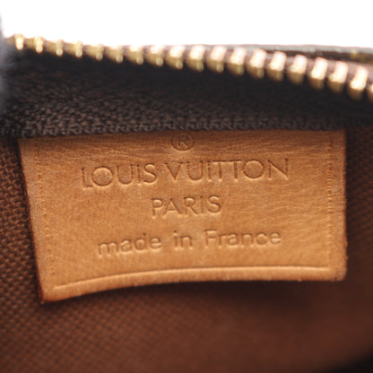 ミニスピーディ モノグラム ハンドバッグ PVC レザー ブラウン ルイヴィトン バッグ LOUIS VUITTON
