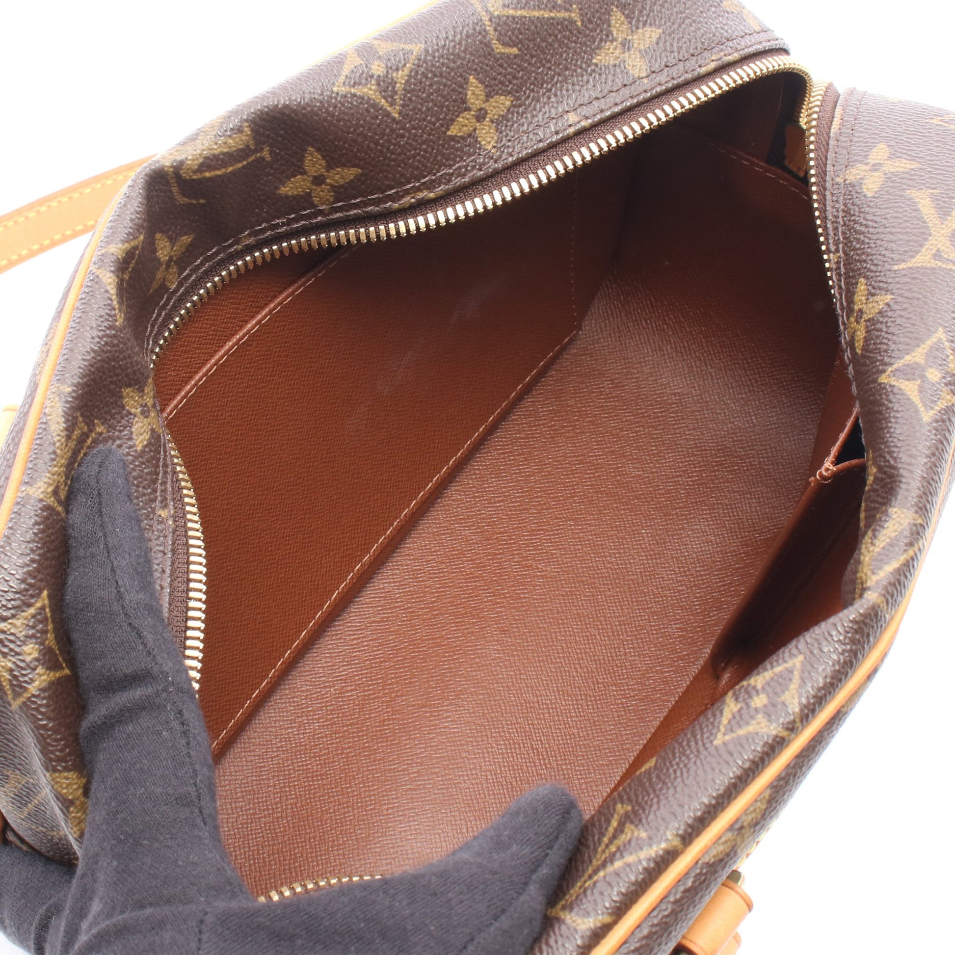 シテMM モノグラム ショルダーバッグ PVC レザー ブラウン ルイヴィトン バッグ LOUIS VUITTON
