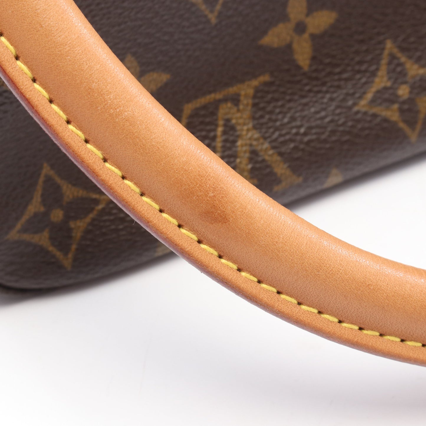 ミニルーピング モノグラム ハンドバッグ PVC レザー ブラウン ルイヴィトン バッグ LOUIS VUITTON