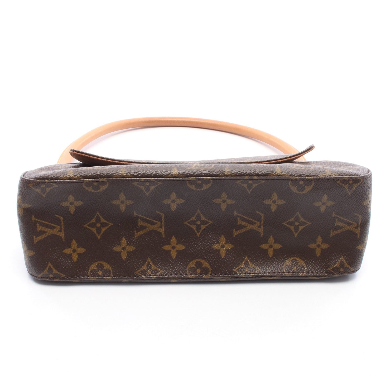 ミニルーピング モノグラム ハンドバッグ PVC レザー ブラウン ルイヴィトン バッグ LOUIS VUITTON