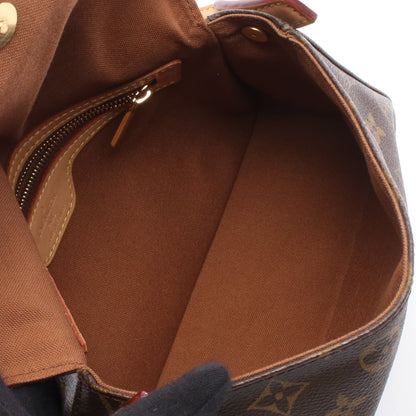 ミニルーピング モノグラム ハンドバッグ PVC レザー ブラウン ルイヴィトン バッグ LOUIS VUITTON