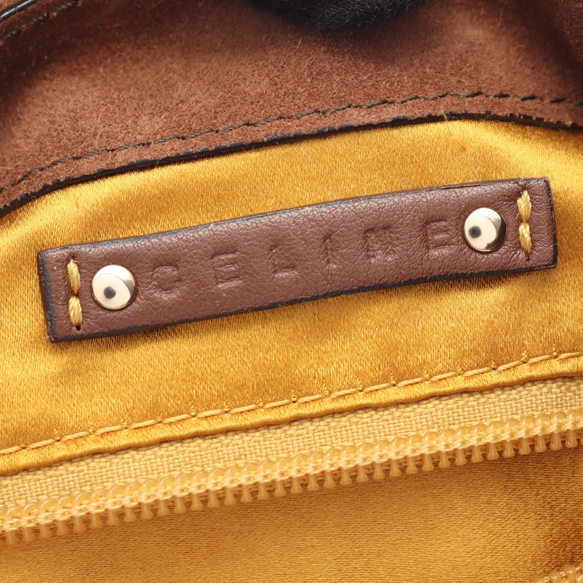 フリンジ ショルダーバッグ スエード ブラウン セリーヌ バッグ CELINE