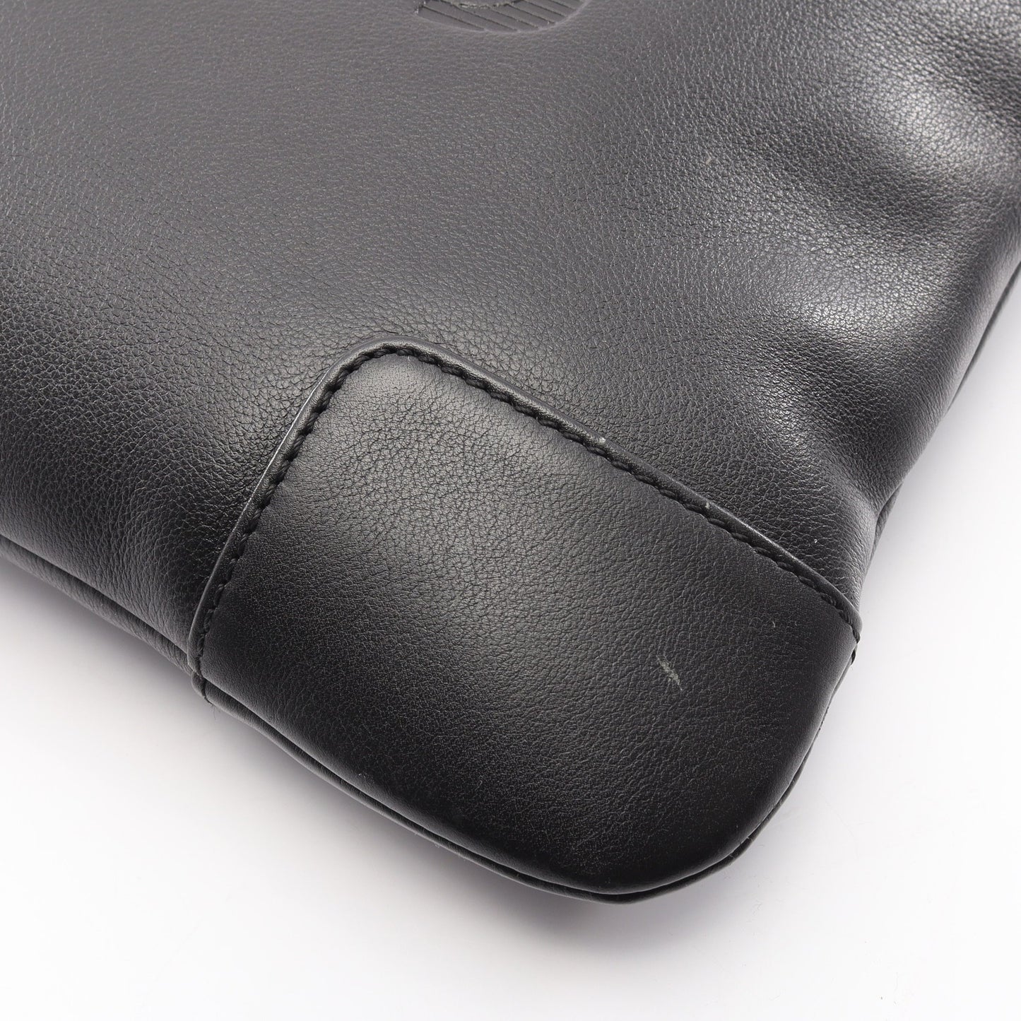 アナグラム ショルダーバッグ レザー ブラック ロエベ バッグ LOEWE