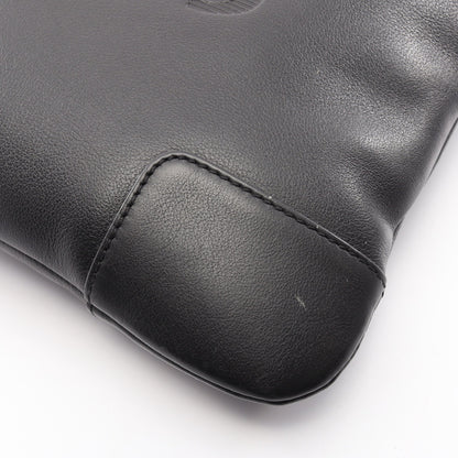 アナグラム ショルダーバッグ レザー ブラック ロエベ バッグ LOEWE