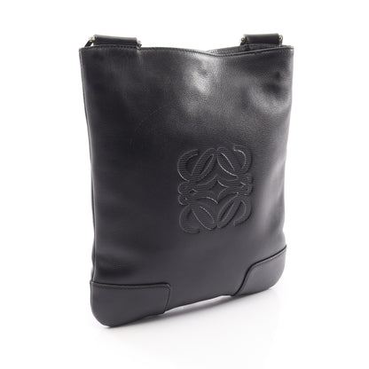 アナグラム ショルダーバッグ レザー ブラック ロエベ バッグ LOEWE