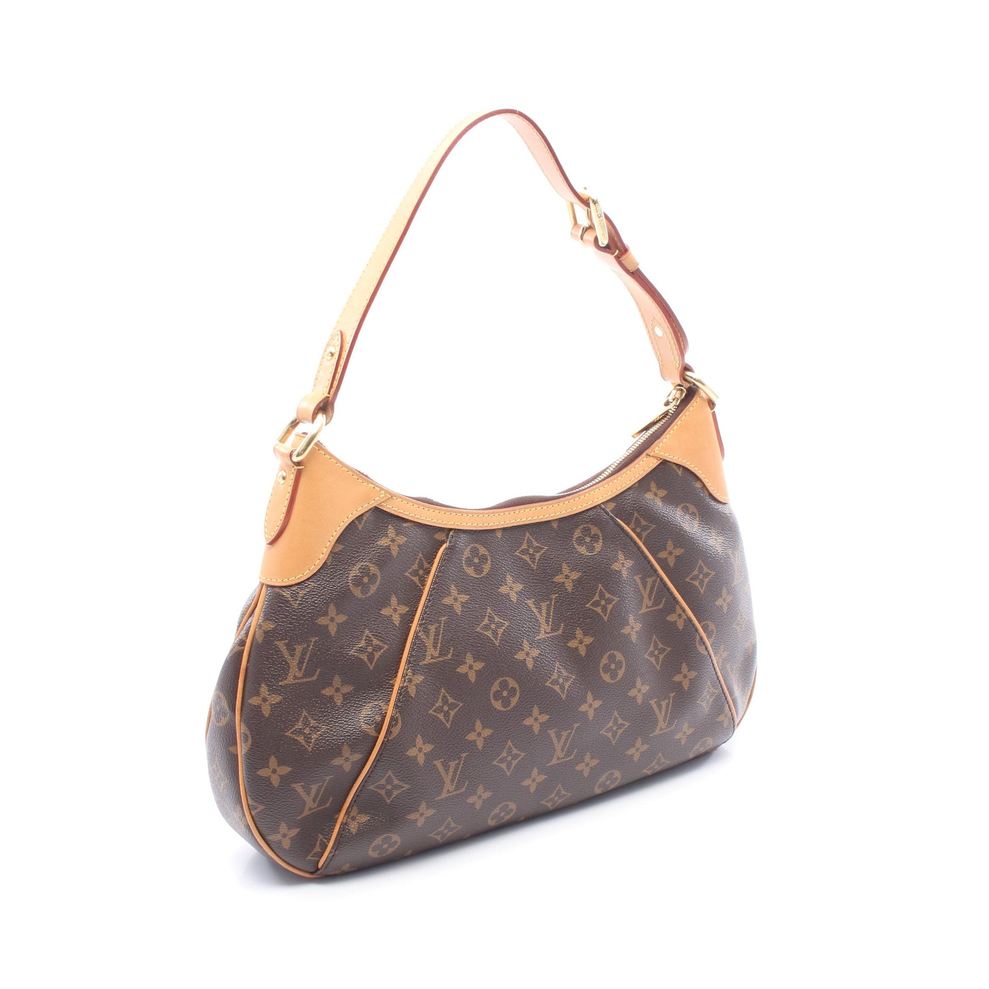 テムズGM モノグラム ショルダーバッグ PVC レザー ブラウン ルイヴィトン バッグ LOUIS VUITTON