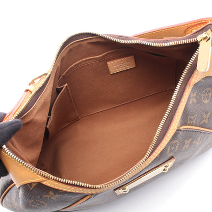 テムズGM モノグラム ショルダーバッグ PVC レザー ブラウン ルイヴィトン バッグ LOUIS VUITTON