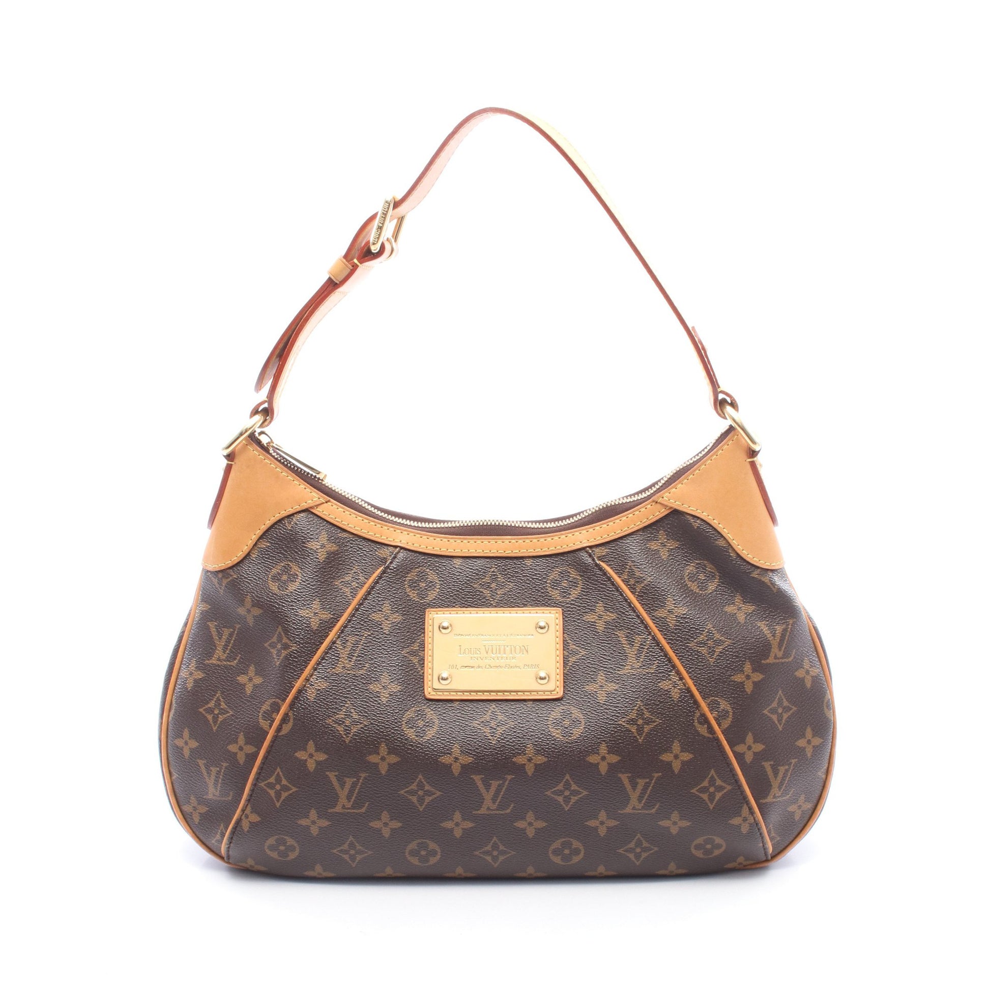 テムズGM モノグラム ショルダーバッグ PVC レザー ブラウン ルイヴィトン バッグ LOUIS VUITTON