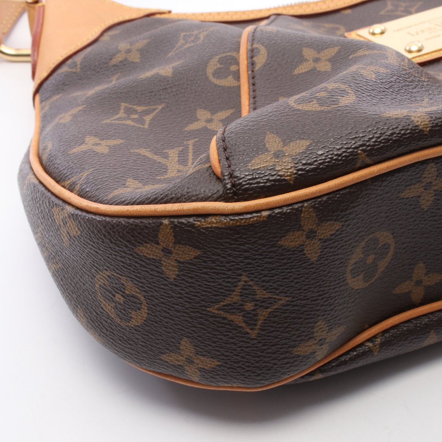 テムズGM モノグラム ショルダーバッグ PVC レザー ブラウン ルイヴィトン バッグ LOUIS VUITTON