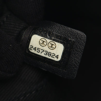 マトラッセ バニティバッグ 2WAY チェーンショルダーバッグ レザー ブラック ゴールド金具 シャネル バッグ CHANEL