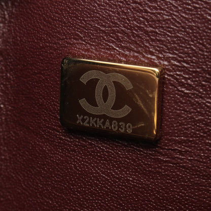 2.55 マトラッセ Wフラップ Wチェーンショルダーバッグ エイジドカーフスキン ブラック ゴールド金具 シャネル バッグ CHANEL