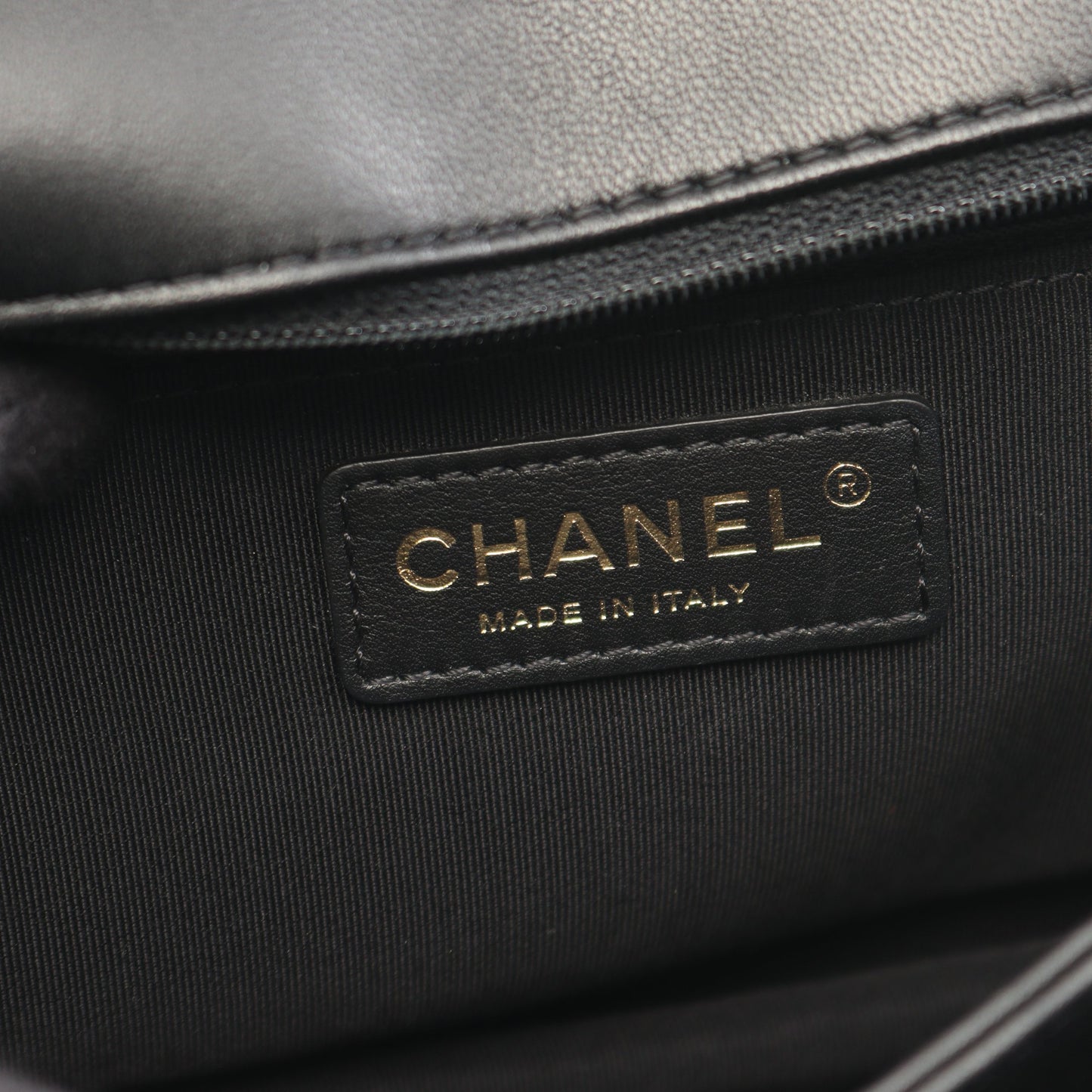 マトラッセ チェーンショルダーバッグ ラムスキン ブラック ゴールド金具 シャネル バッグ CHANEL