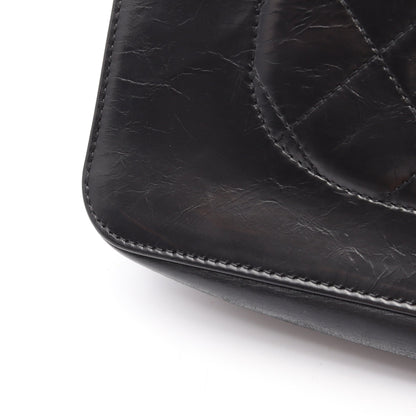 マトラッセ 2WAY チェーンショルダーバッグ レザー ブラック ゴールド金具 シャネル