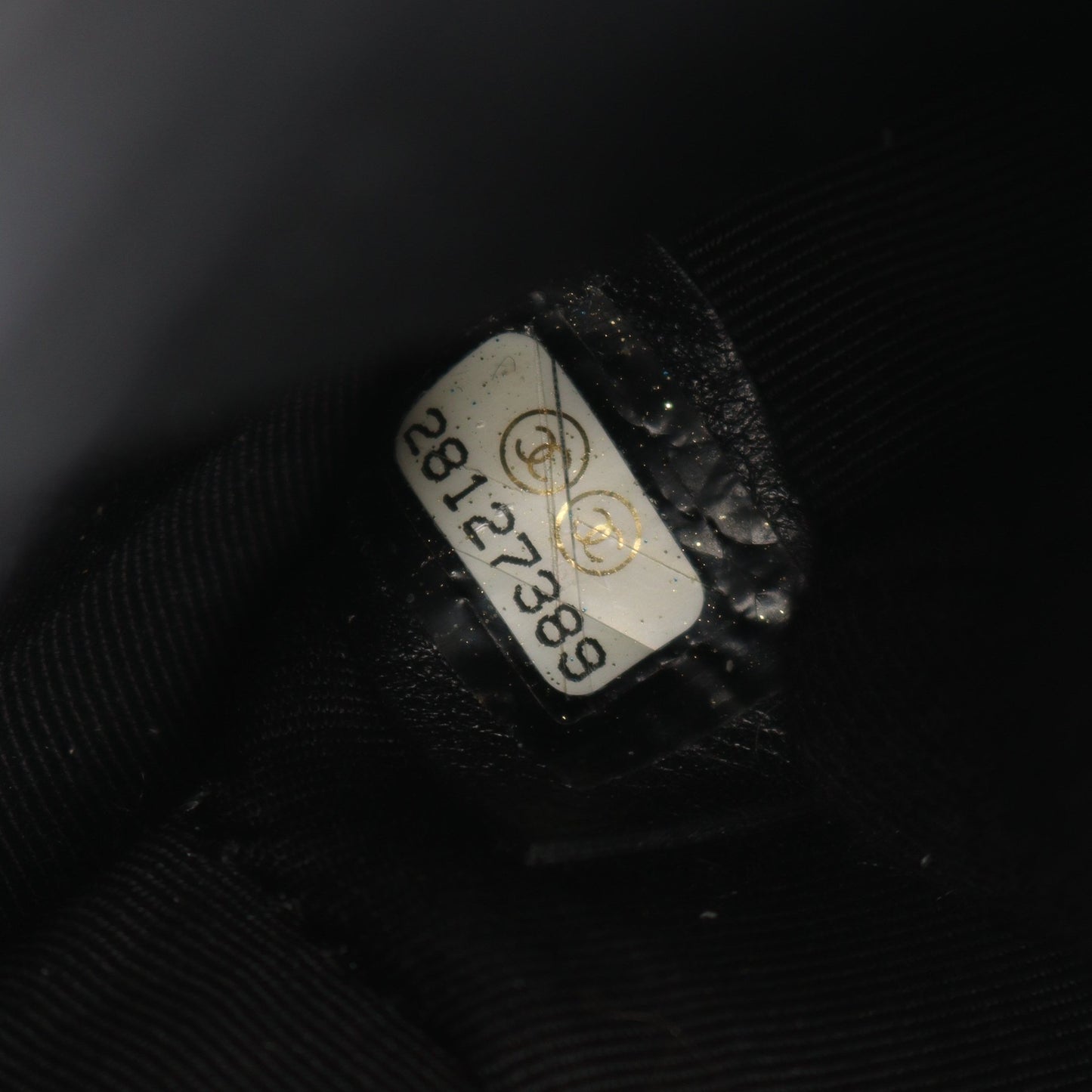 マトラッセ 2WAY チェーンショルダーバッグ レザー キャビアスキン ブラック ゴールド金具 シャネル バッグ CHANEL