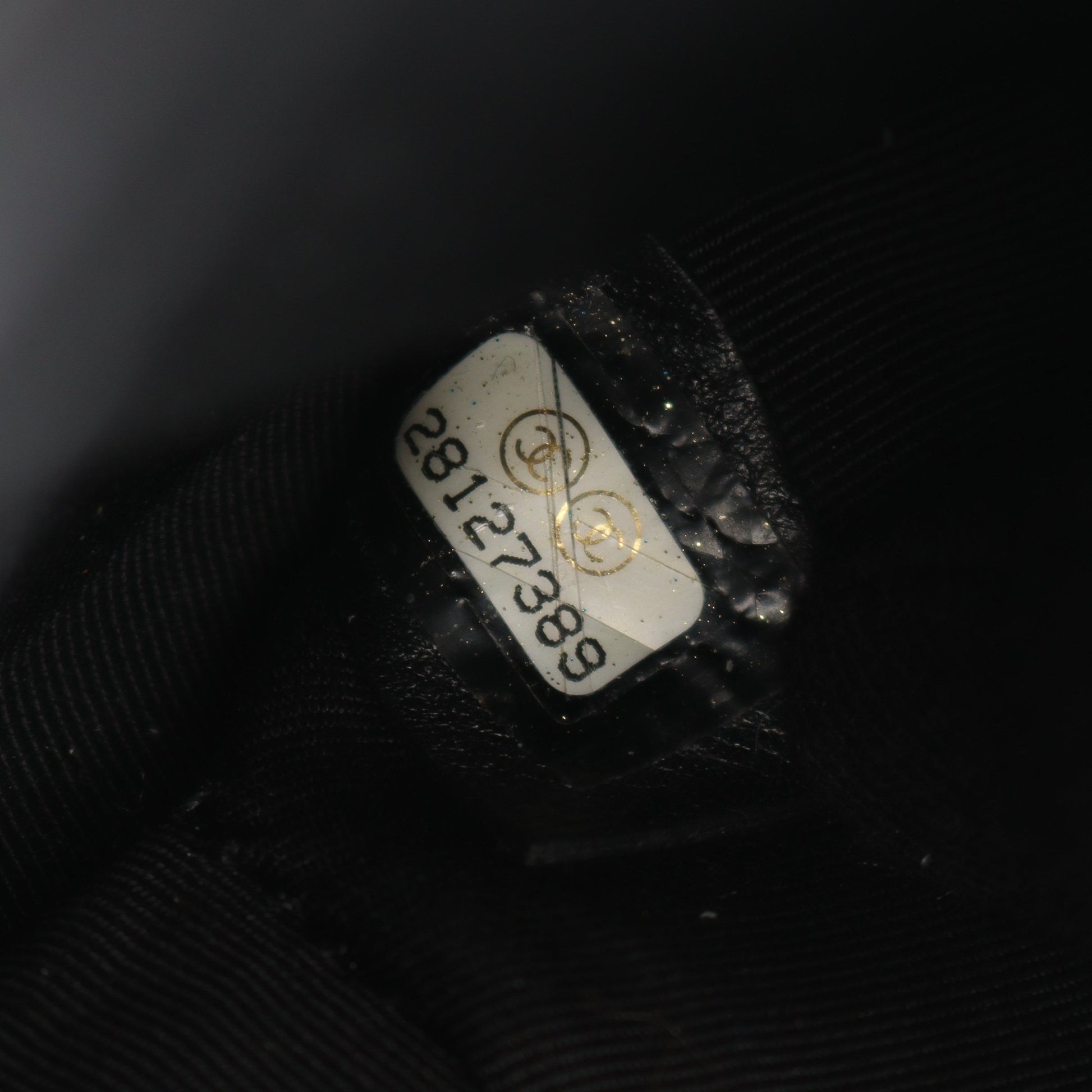 マトラッセ 2WAY チェーンショルダーバッグ レザー キャビアスキン ブラック ゴールド金具 シャネル バッグ CHANEL
