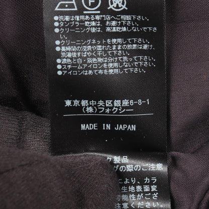 ツイード ワンピース コットン レーヨン ネイビー フォクシー