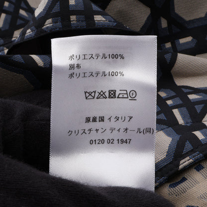 マクロカナージュ 半袖 フード付き アノラック ジャケット ベージュ ネイビー ブラック クリスチャンディオール