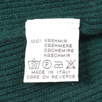 襟付き ニット カシミヤ グリーン ネイビー ボルドー エルメス