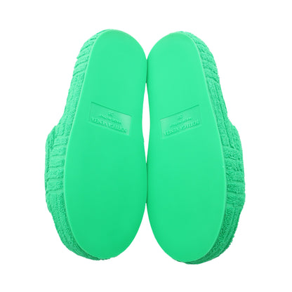 RESORT スライドサンダル ファブリック グリーン ボッテガヴェネタ