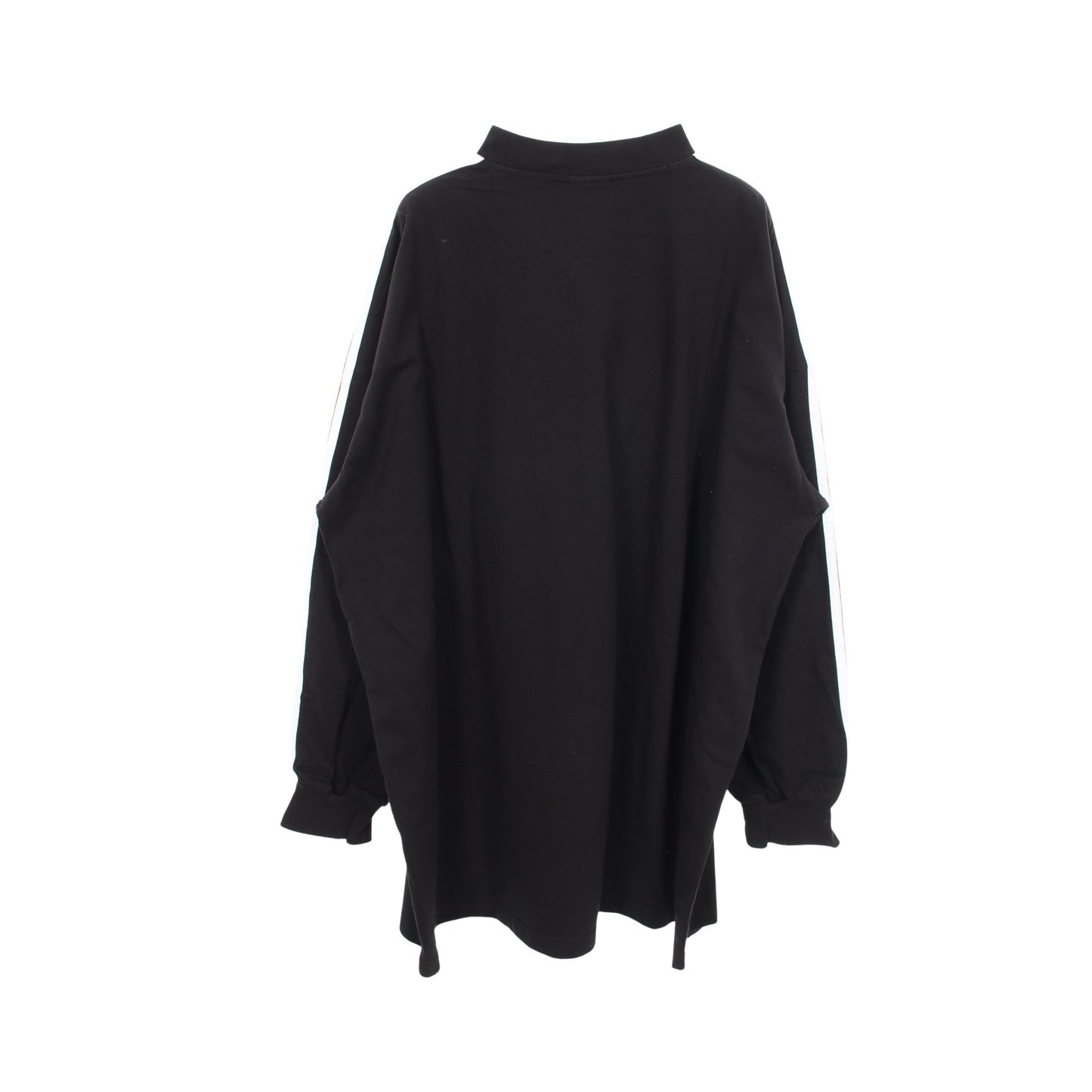BALENCIAGA × adidas ロングスリーブ ダメージ加工 Tシャツ コットン ブラック バレンシアガ