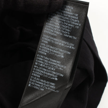 BALENCIAGA × adidas ロングスリーブ ダメージ加工 Tシャツ コットン ブラック バレンシアガ