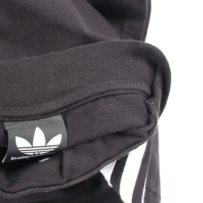 BALENCIAGA × adidas ロングスリーブ ダメージ加工 Tシャツ コットン ブラック バレンシアガ